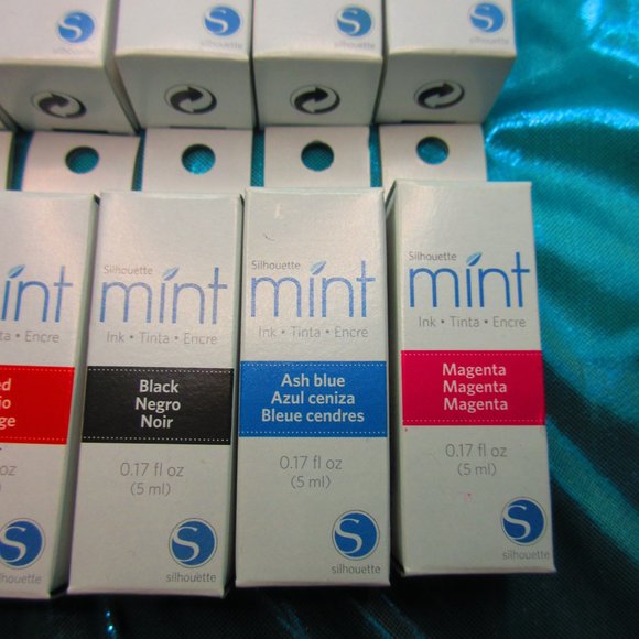 Silhouette Mint Stamp Maker Refill Inks All 18 Colors LOT - Picture 7 of 7